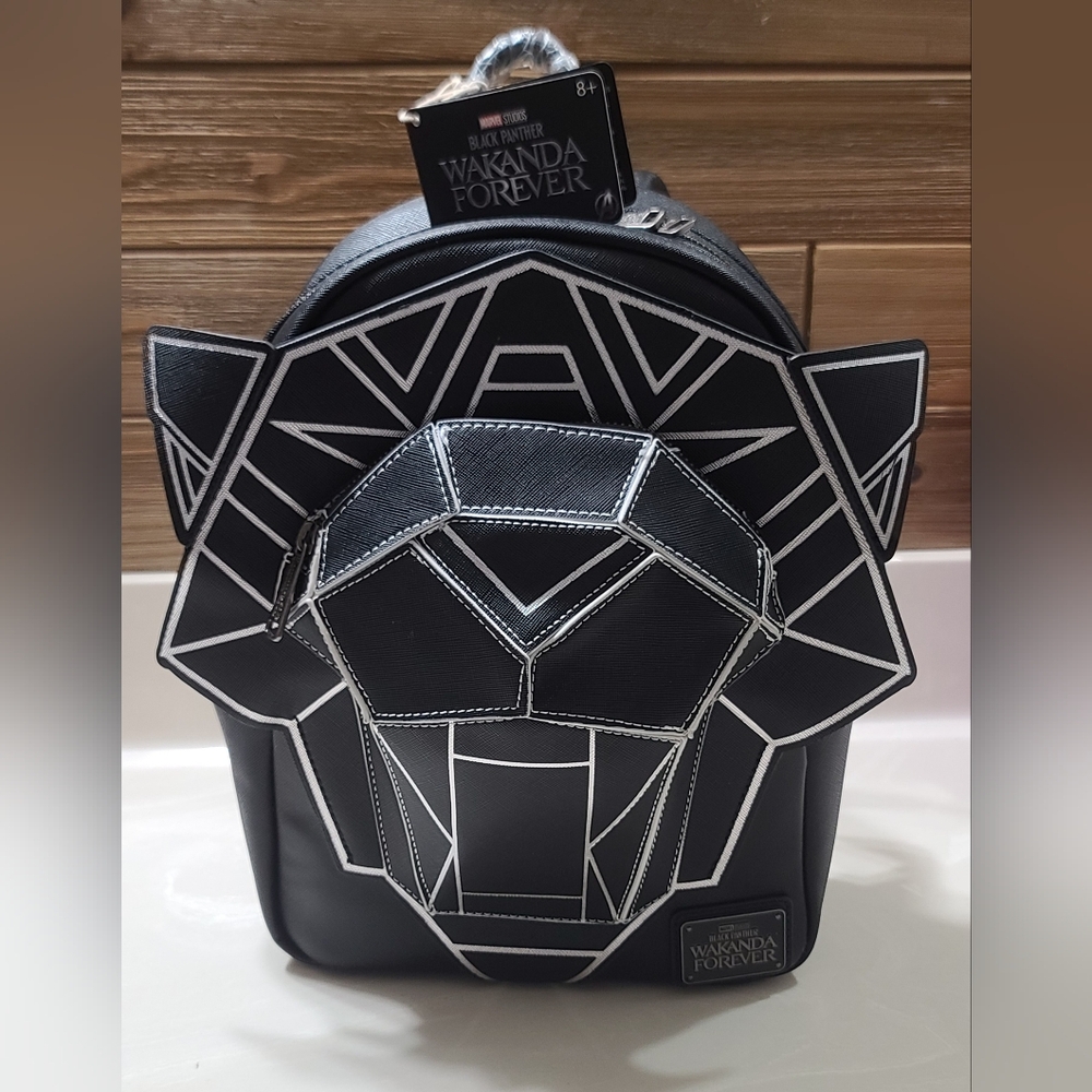 Black Panther Loungefly Wakanda Forever Figural Mini Backpack